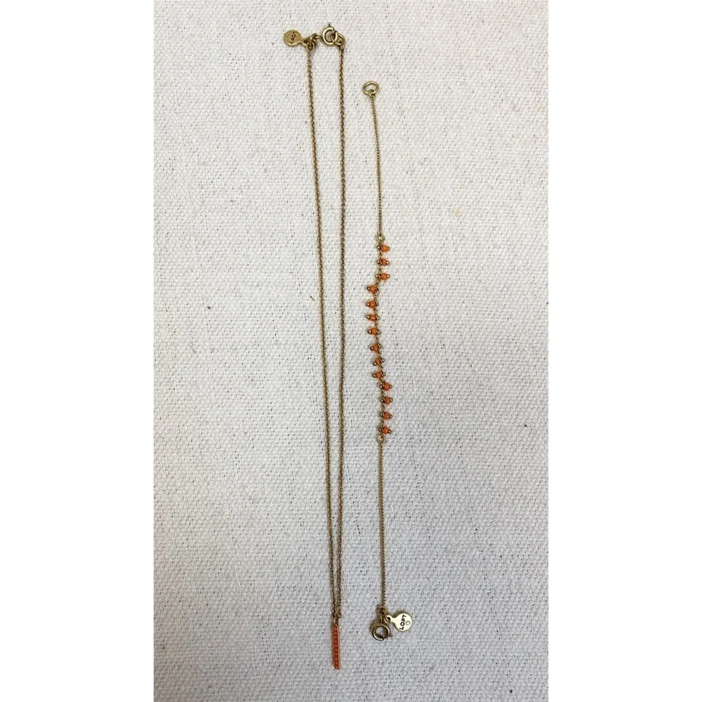 LOFT necklace and Bracelet set Gold tone